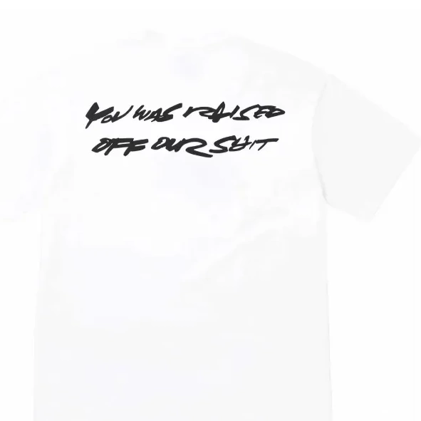 L 24SS S and Futura Tee M Logo White Box Black XL 0808